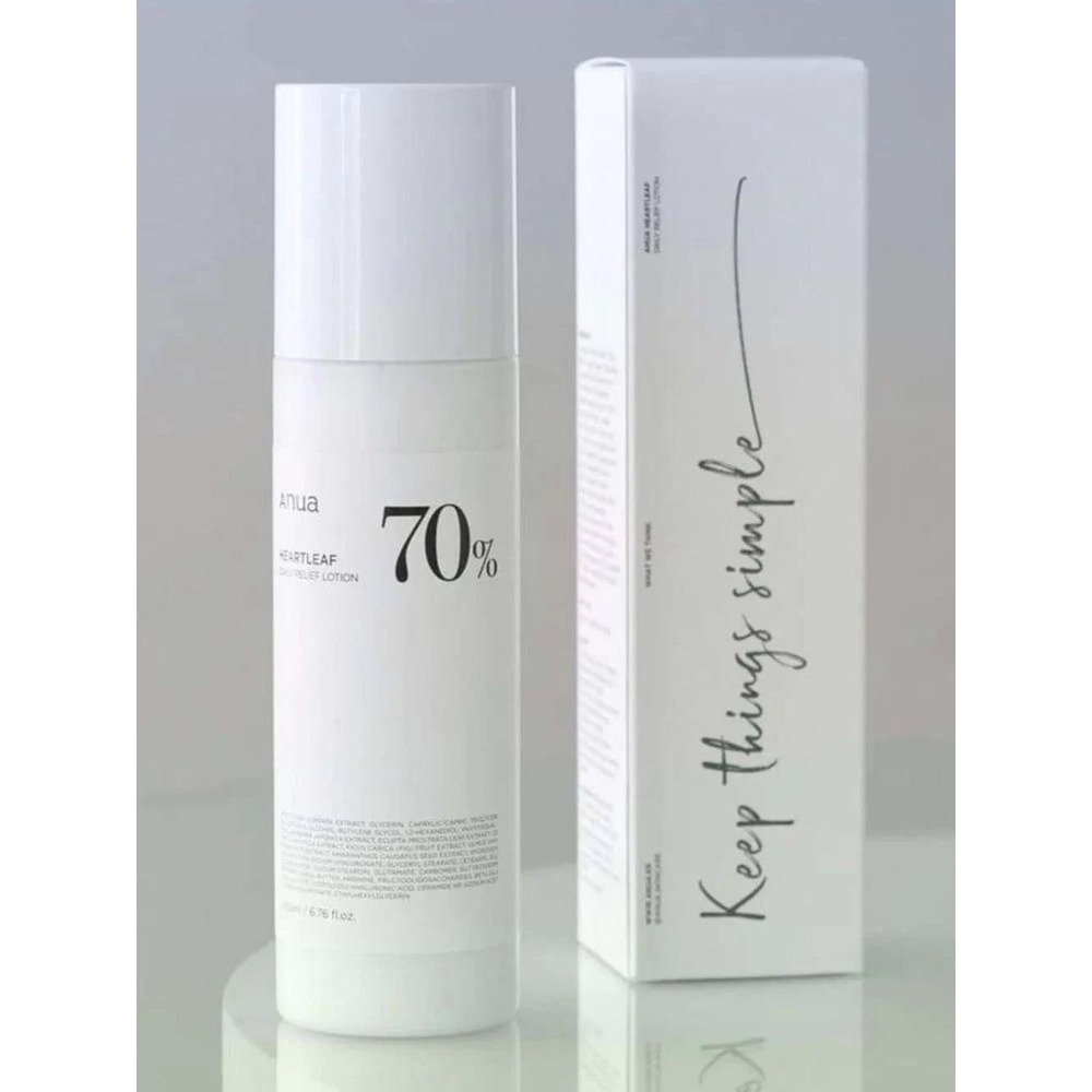 NEW Anua Heartleaf 70% Daily Lotion Soothing Moisturizing Glass Skin Care